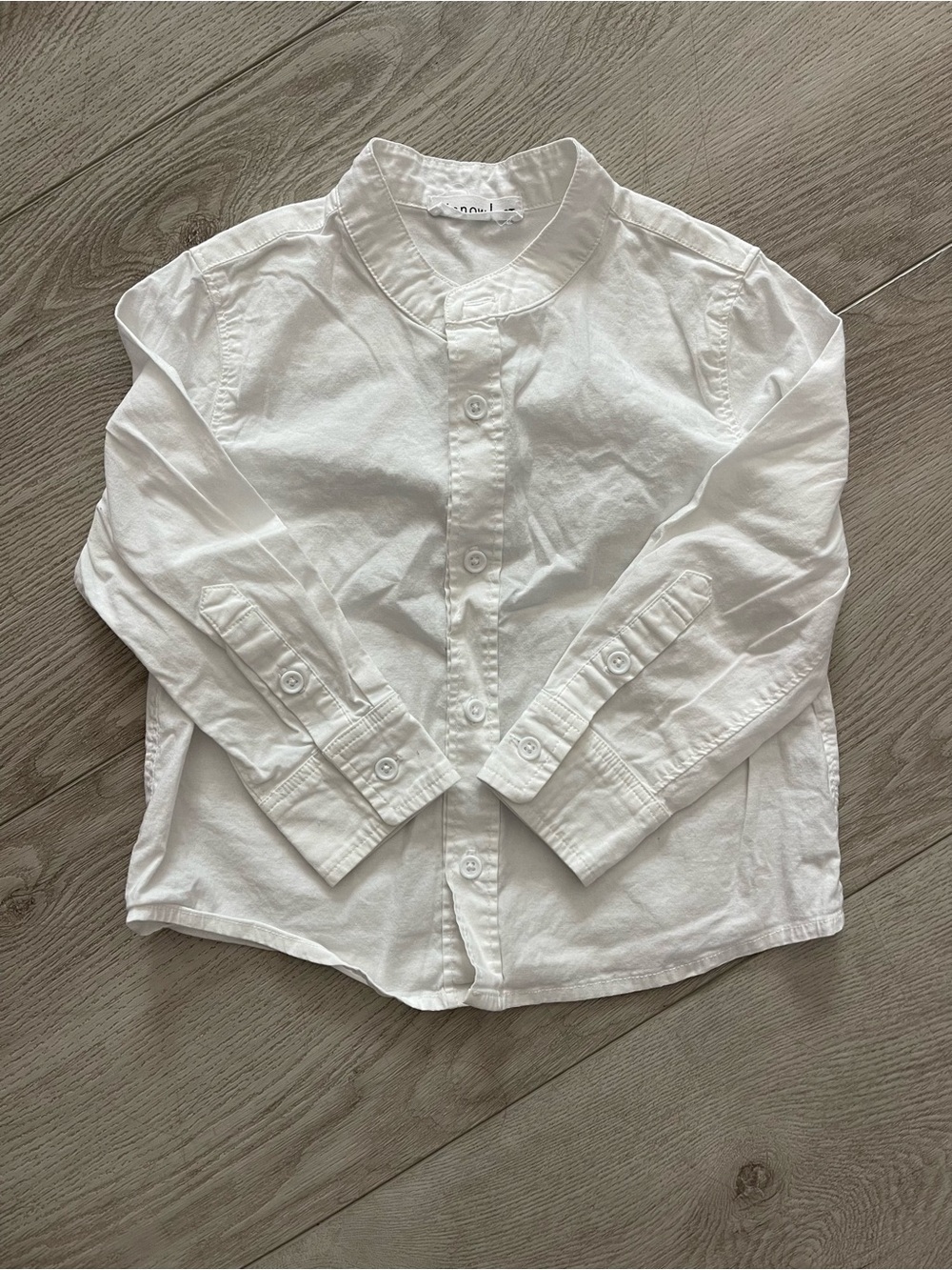 Minnow boys white long sleeve shirt size 2T